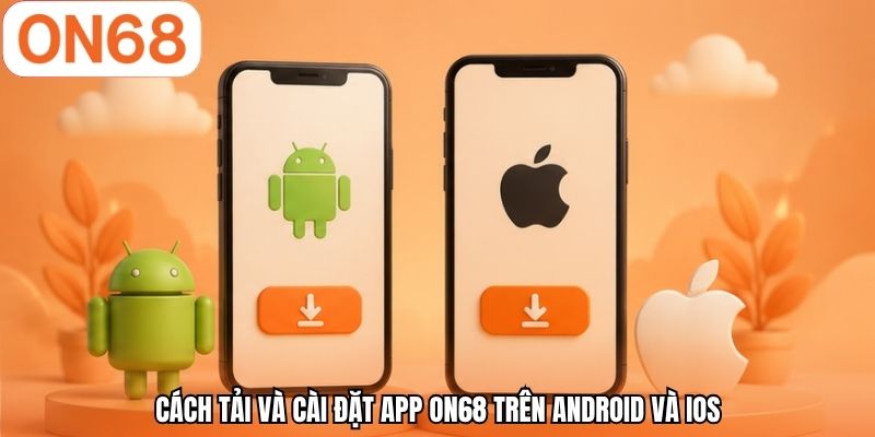 Cách tải và cài đặt app ON68 trên Android và iOS